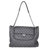 Chanel Paris-Edinburgh Quilted Flap Large Tote Front
