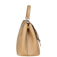 Prada Saffiano Cuir Convertible Top Handle Tote Side
