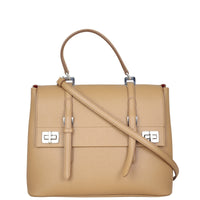 Prada Saffiano Cuir Convertible Top Handle Tote Front
