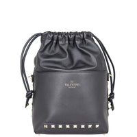 Valentino Rockstud Mini Bucket Bag Front
