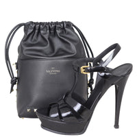 Valentino Rockstud Mini Bucket Bag Shoe
