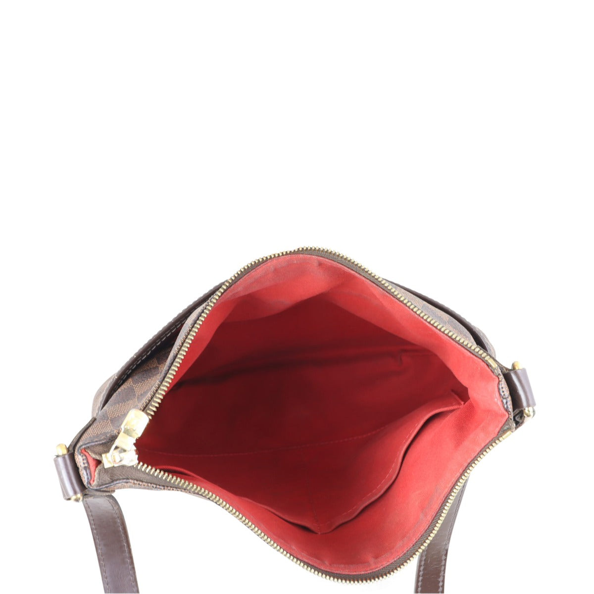 Louis Vuitton Bloomsbury PM Damier Ebene Whole interior
