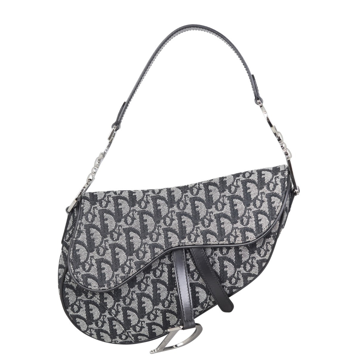 Dior Oblique Saddle Bag Front
