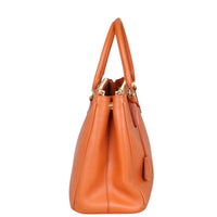 Prada Saffiano Lux Galleria Double Zip Tote Medium Side
