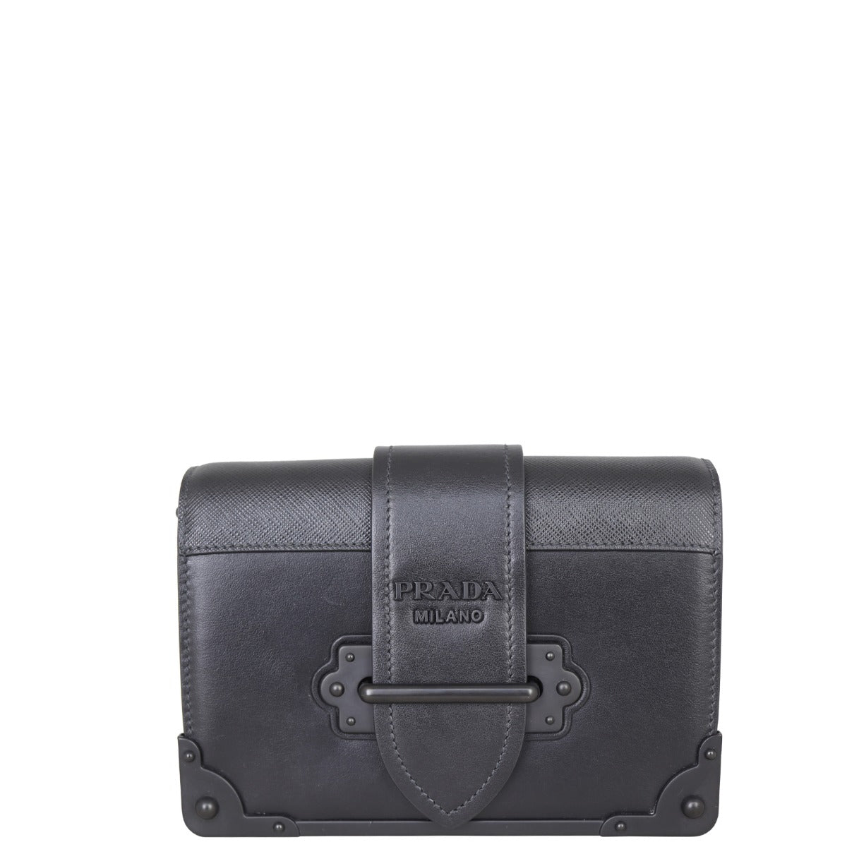 Prada Cahier Chain Shoulder Bag Front
