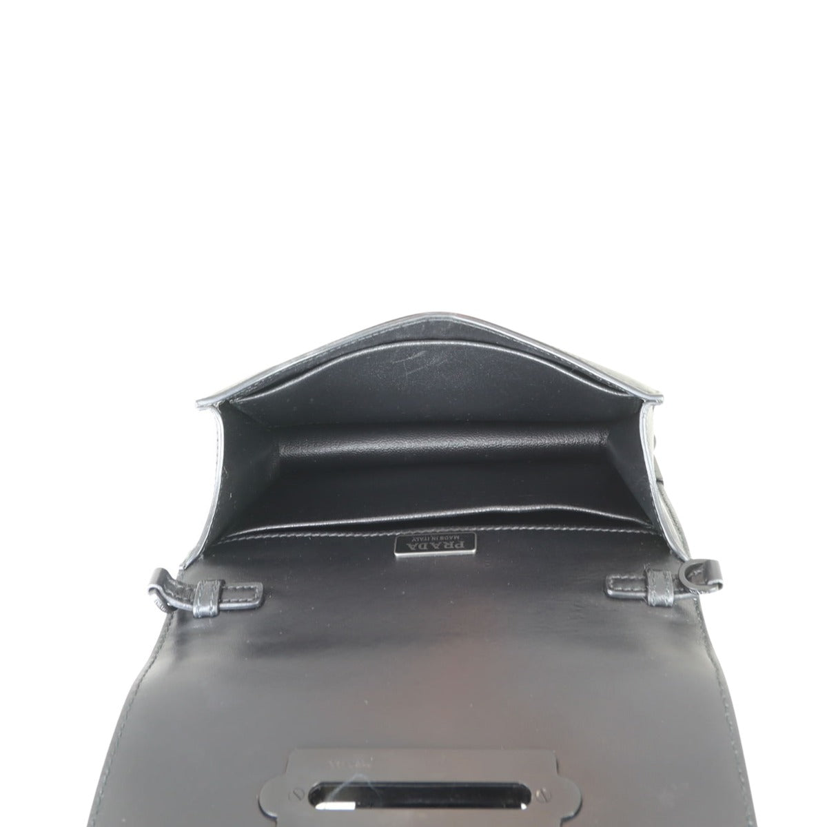 Prada Cahier Chain Shoulder Bag Whole interior
