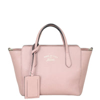 Gucci Swing Mini Leather Tote Front
