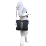Gucci Web Messenger Bag Techno Canvas Mannequin

