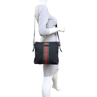 Gucci Web Messenger Bag Techno Canvas Mannequin
