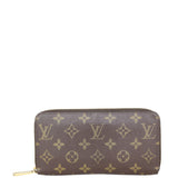 Louis Vuitton Zippy Wallet Monogram Front
