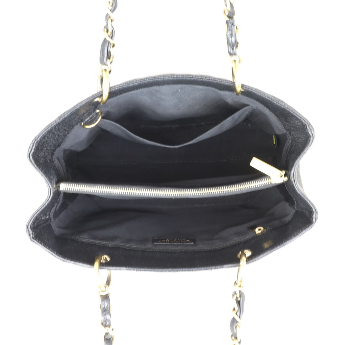 Chanel Grand Shopping Tote Whole interior
