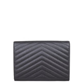 Saint Laurent Monogram Envelope Clutch Back
