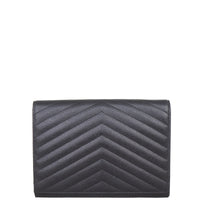 Saint Laurent Monogram Envelope Clutch Back
