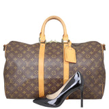 Louis Vuitton Keepall 45 Bandouliere Monogram Shoe
