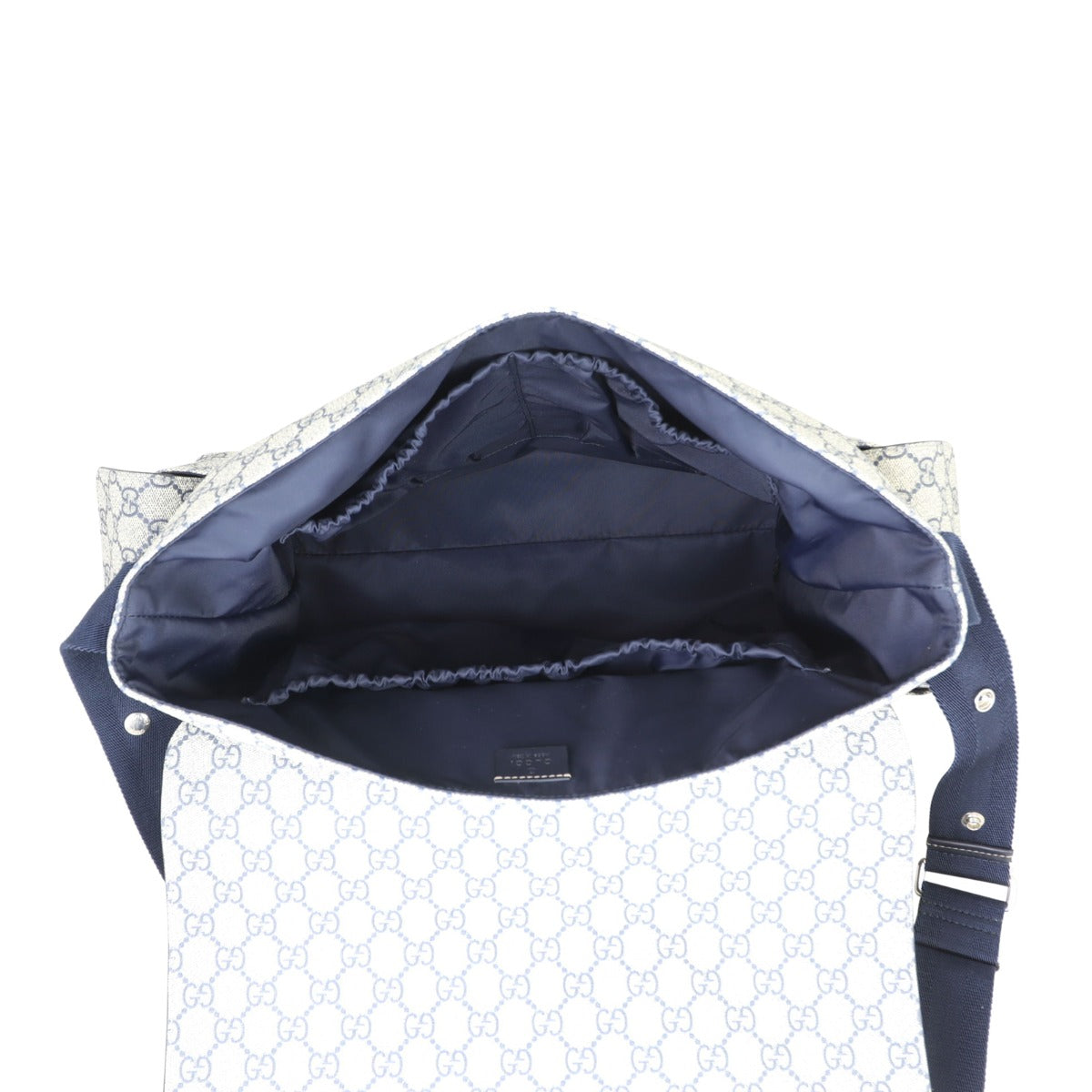 Gucci GG Supreme Baby Bag Whole interior
