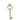 Tiffany & Co 18k Gold Key Pendant Front

