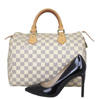 Louis Vuitton Speedy 30 Damier Azur Shoe

