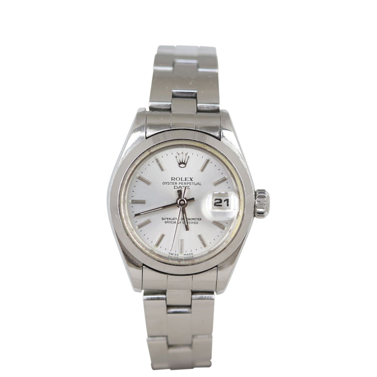Rolex Oyster Perpetual Lady Date Front
