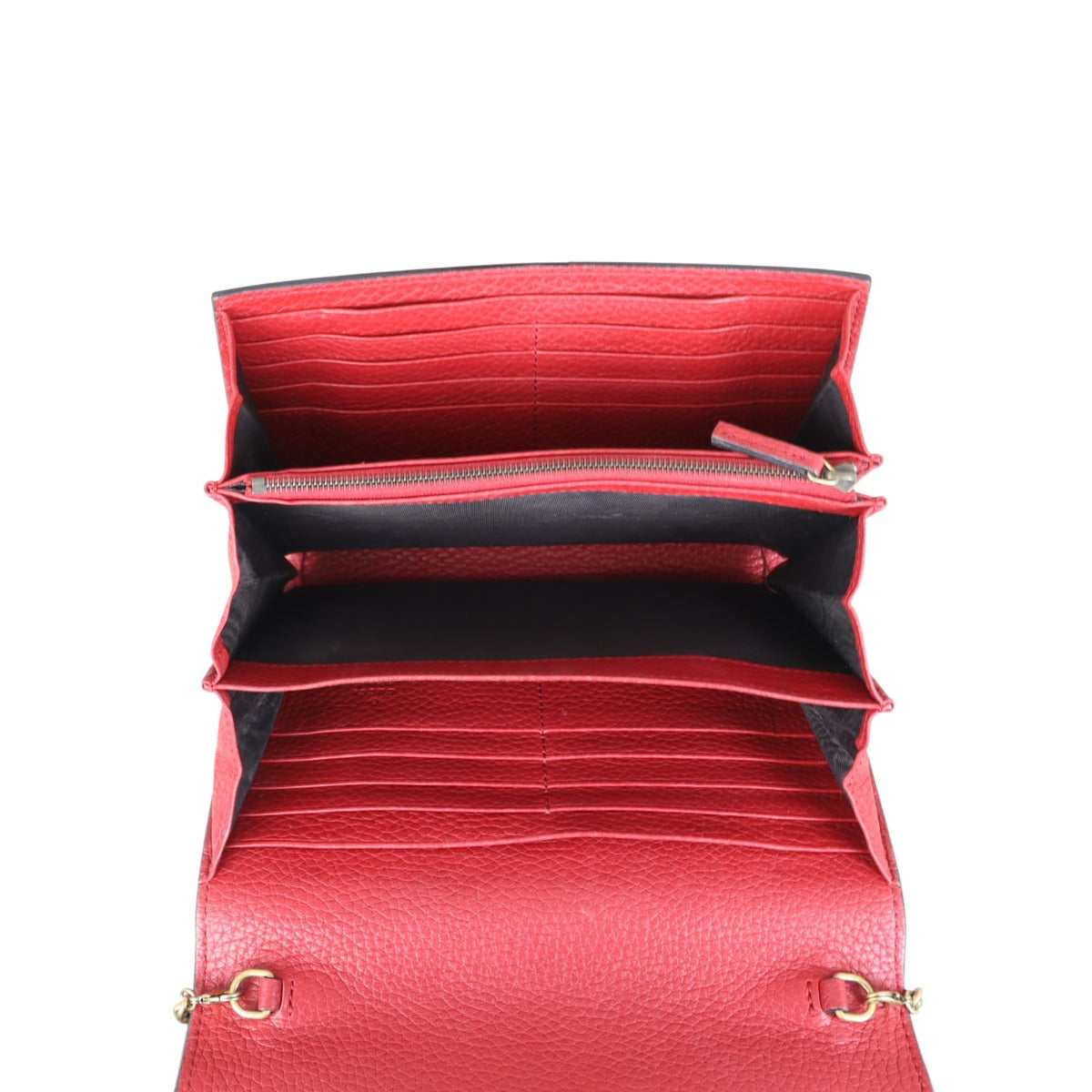 Gucci GG Marmont Wallet on Chain Whole interior
