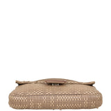 Fendi Woven Leather Baguette Bag Base

