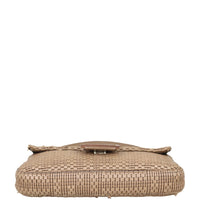 Fendi Woven Leather Baguette Bag Base
