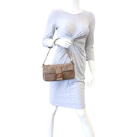 Fendi Woven Leather Baguette Bag Mannequin

