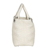 Dior Cannage Top Handle Soft Tote Side

