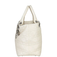 Dior Cannage Top Handle Soft Tote Side
