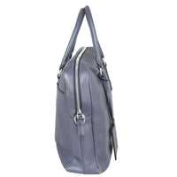 Prada Saffiano Zip Briefcase Bag Side
