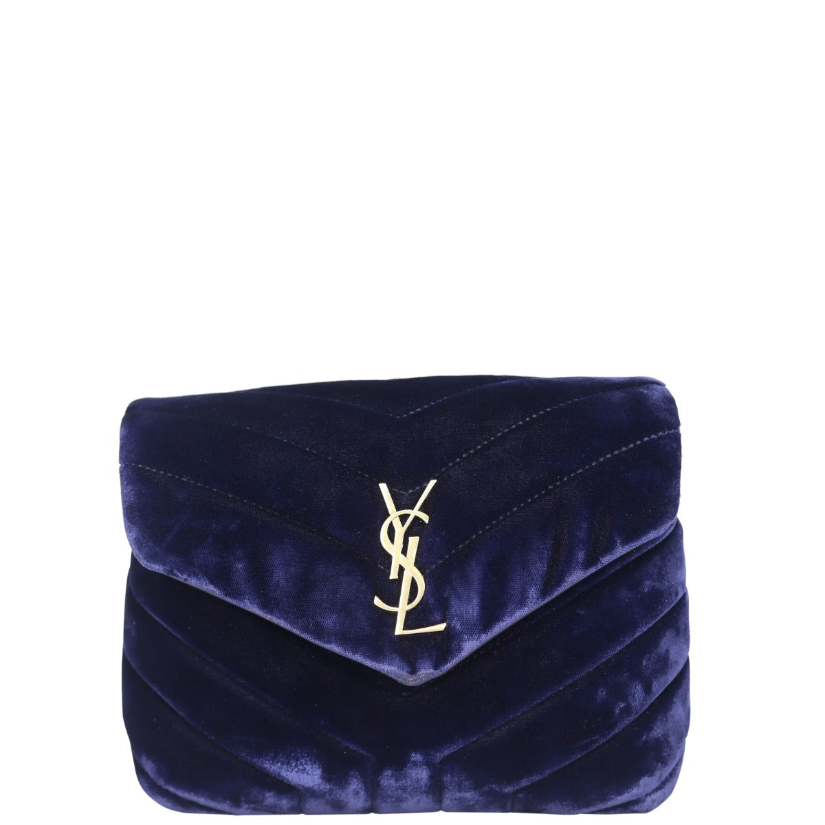 Saint Laurent Toy Loulou Velvet Front

