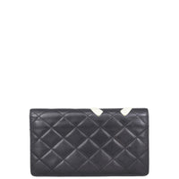 Chanel Ligne Cambon Yen Wallet Back
