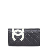 Chanel Ligne Cambon Yen Wallet Front
