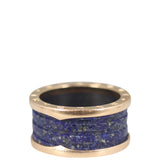 Bvlgari B.Zero1 18k Rose Gold and Marble Four Band Ring Side
