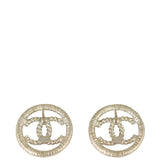 Chanel Twisted CC Earrings Back
