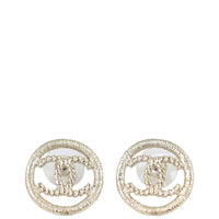 Chanel Twisted CC Earrings Front