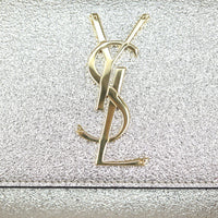 Saint Laurent Kate Metallic Clutch Hardware
