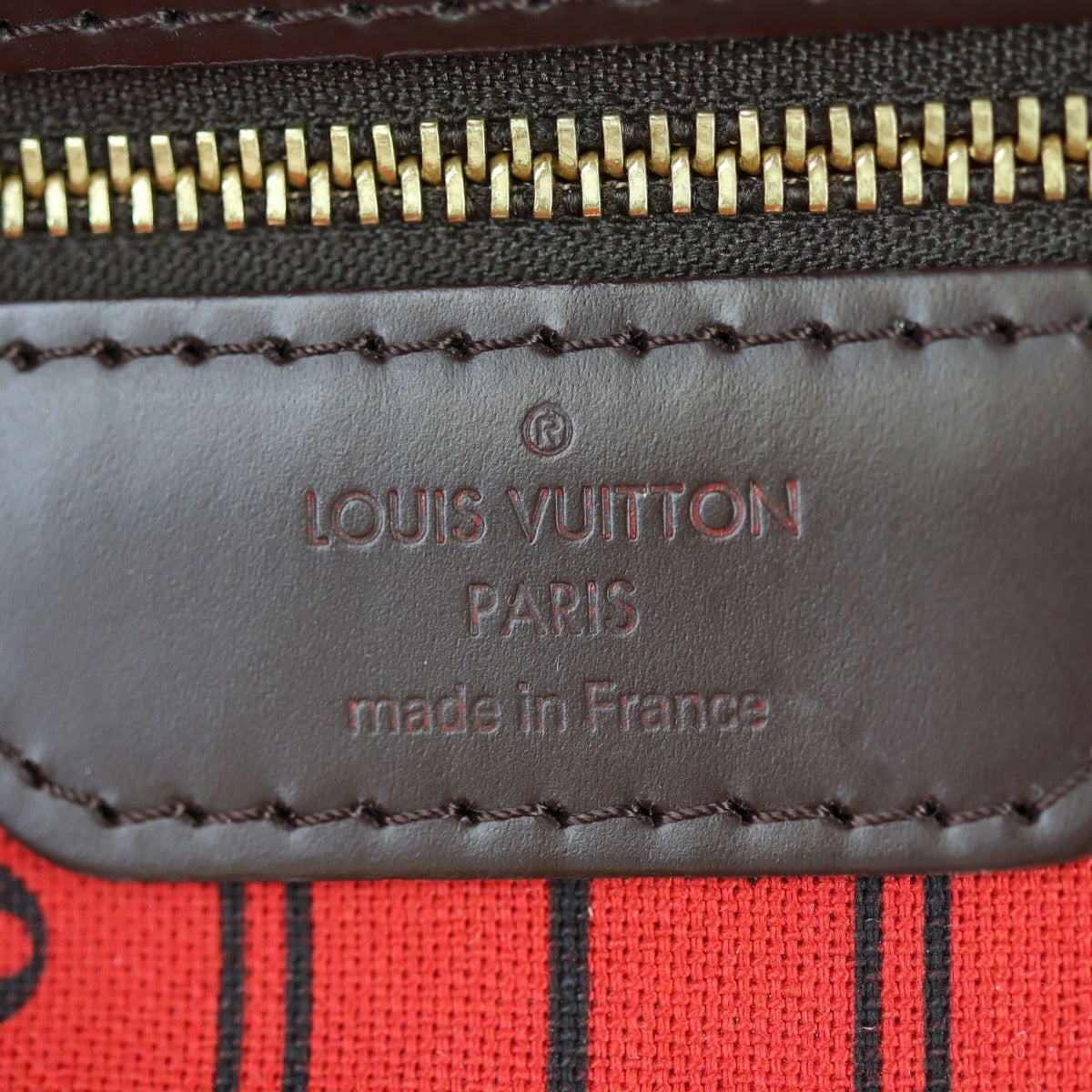 Louis Vuitton Neverfull MM Damier Ebene Stamp
