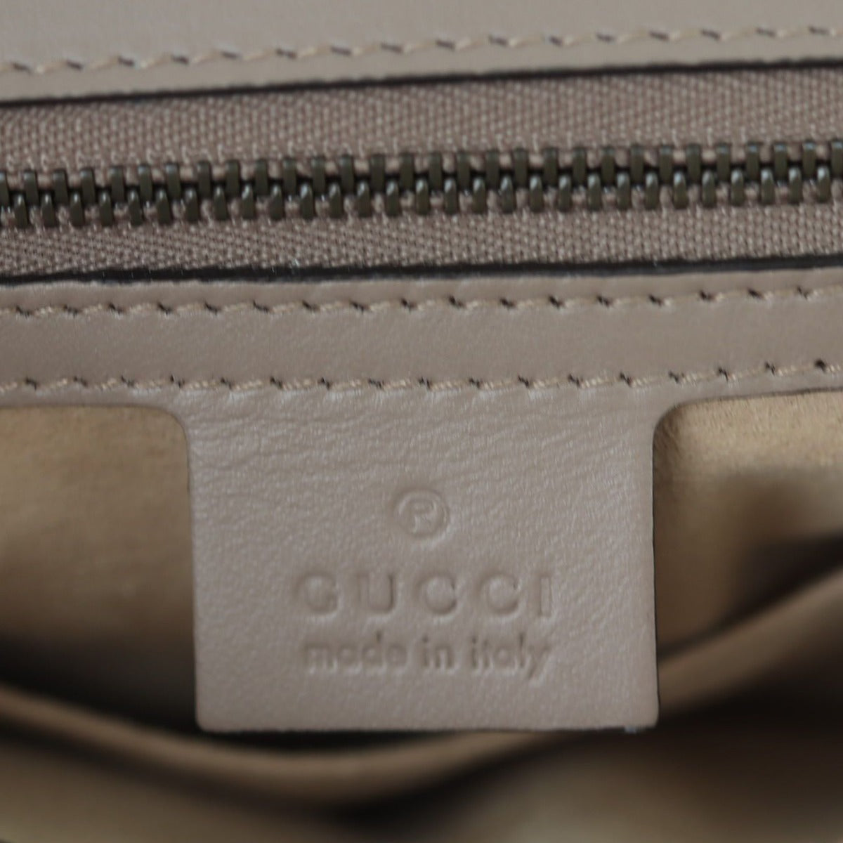 Gucci GG Marmont Small Top Handle Bag Stamp
