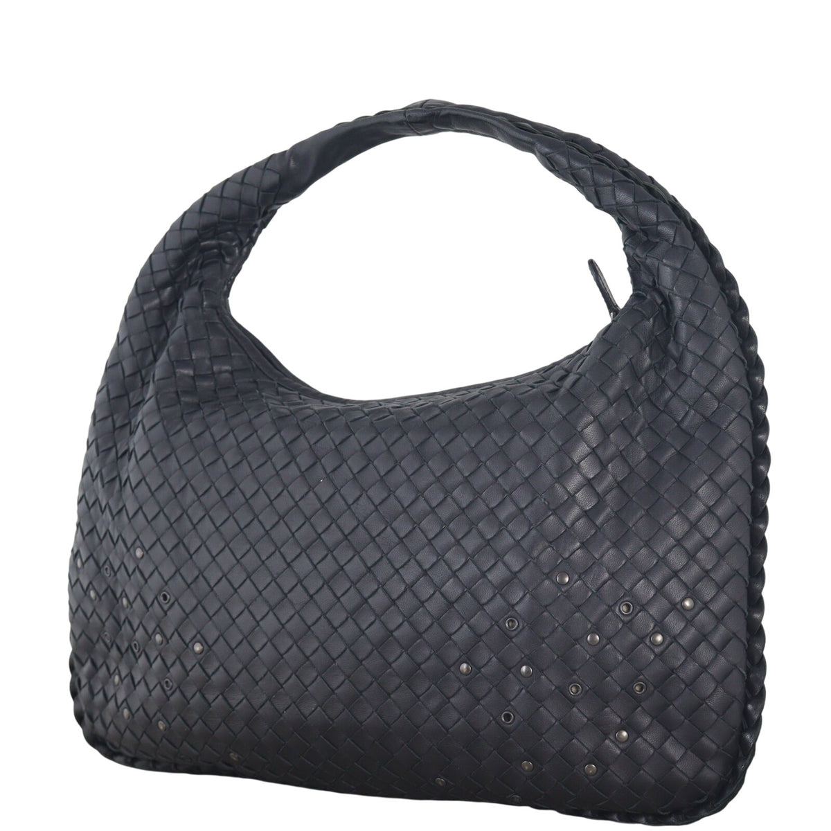 Bottega Veneta Intrecciato Grommet Hobo_IMG_6091.jpeg