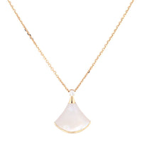 Bvlgari Diva's Dream 18k Rose Gold Diamond Mother of Pearl Pendant Necklace