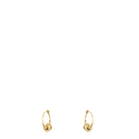 Bvlgari B.Zero1 18k Yellow Gold Hoop Earrings Small