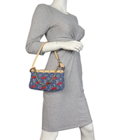 Louis Vuitton x Takashi Murakami Pochette Accessoires Denim Monogram Cerises