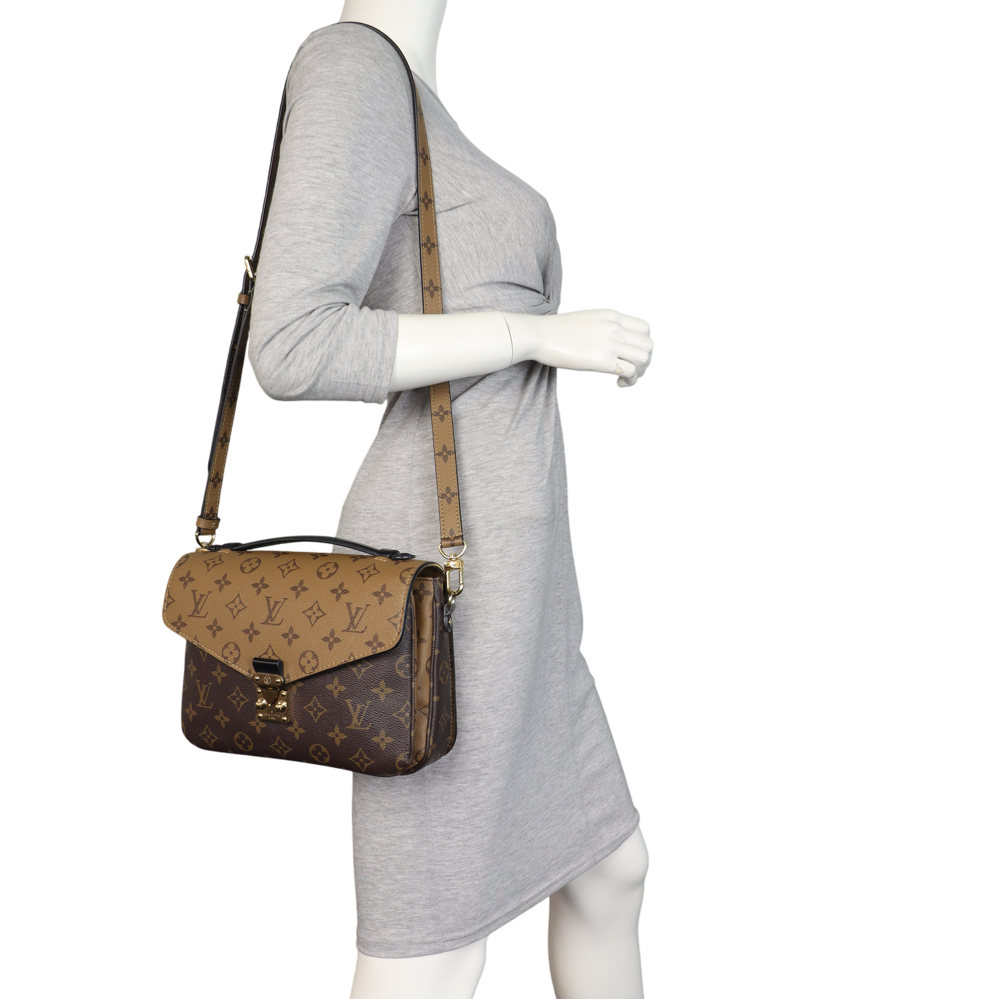 Louis Vuitton Pochette Metis Monogram Reverse