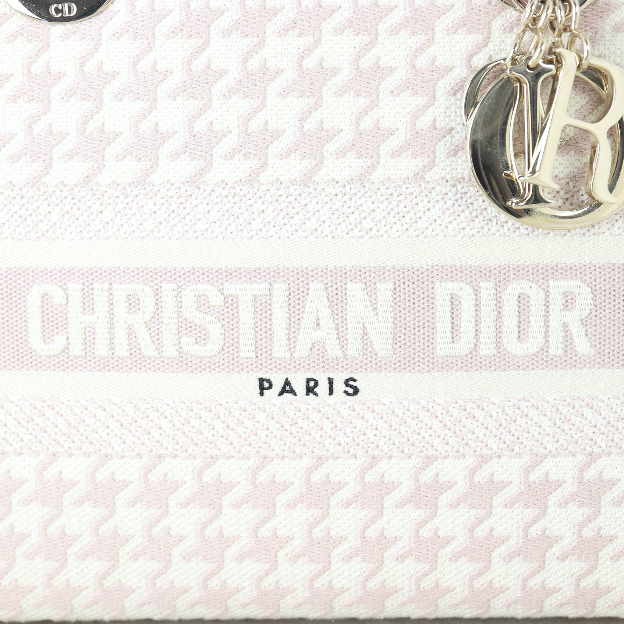 Dior Lady D-Lite Medium Houndstooth