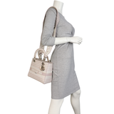 Dior Lady D-Lite Medium Houndstooth