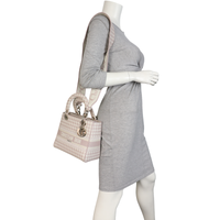 Dior Lady D-Lite Medium Houndstooth