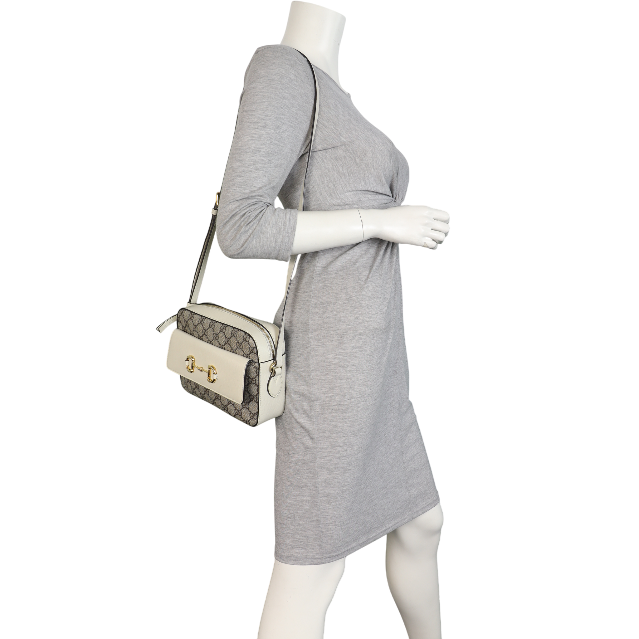 Gucci GG Supreme Horsebit 1955 Shoulder Bag Small