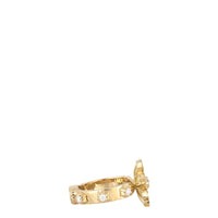 Gucci Flora Diamond 18k Yellow Gold Cocktail Ring