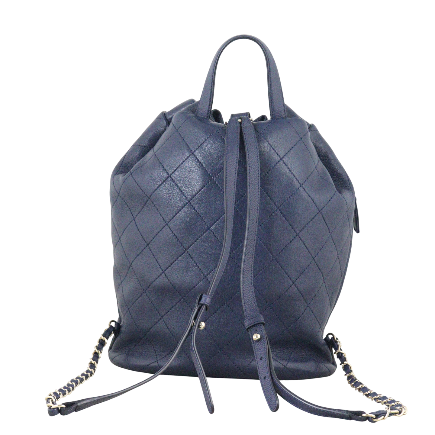 Chanel Daily Round Quilted Backpack