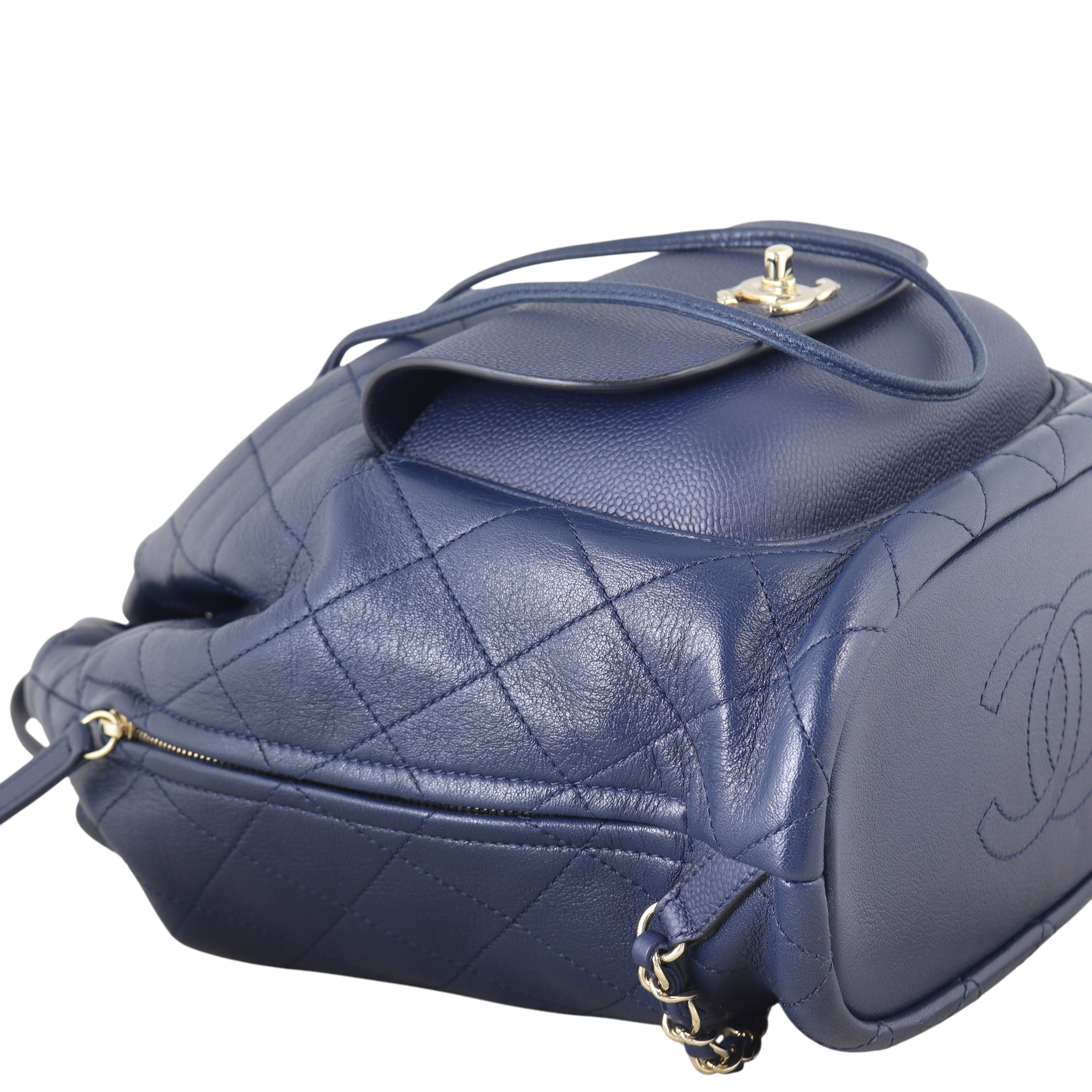 Chanel Daily Round Quilted Backpack